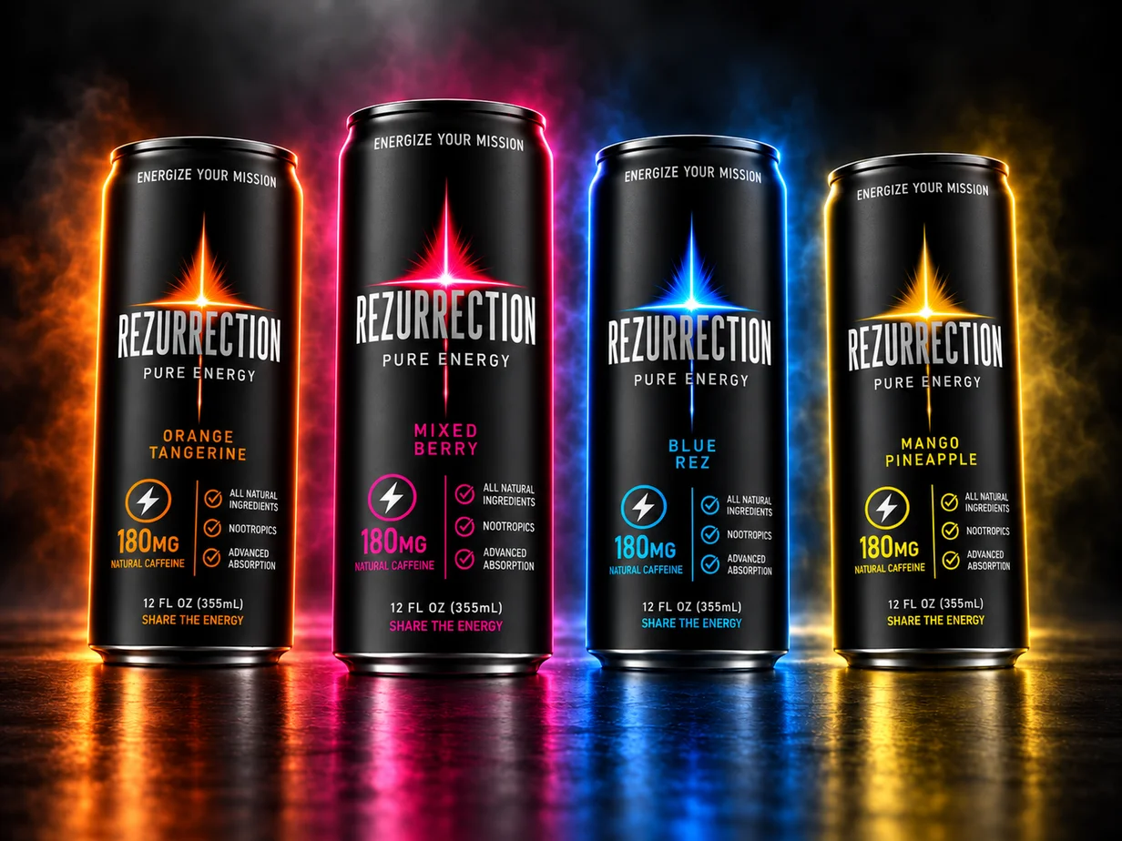 Rezurrection energy drink SKU system case study